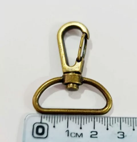 Mosqueton anzuelo pase 25 mm. 100 unidades. Bronce - comprar online