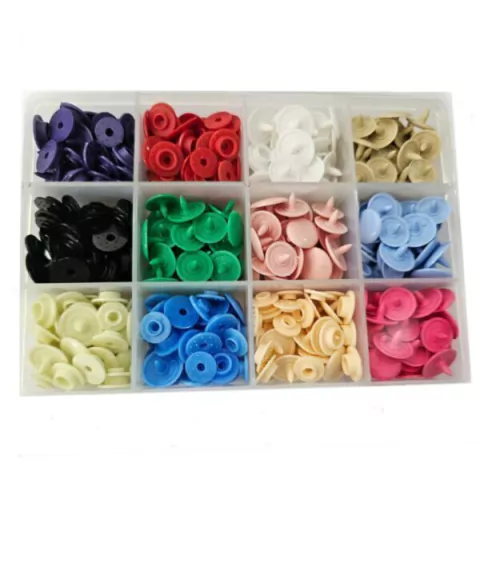 Kit snaps 13-15 + caja organizadora