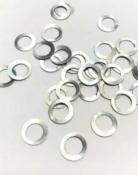 Arandelas planas de aluminio para ojalillos x 1000