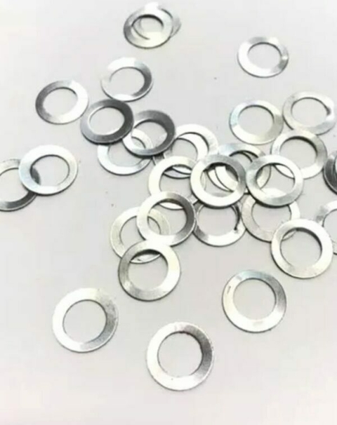 Arandelas planas de aluminio para ojalillos x 200