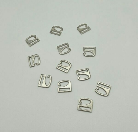 Gancho Desmontable Bretel metalico Zamak 10mm x 10 unidades