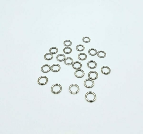 Argollas Metálicas Bretel 10 Mm X 10 Zamak.