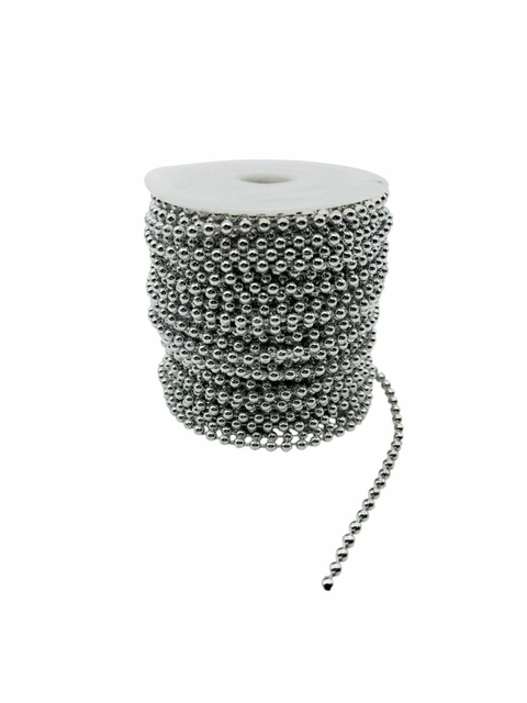 Rollo perla metalizada 4 mm x metro