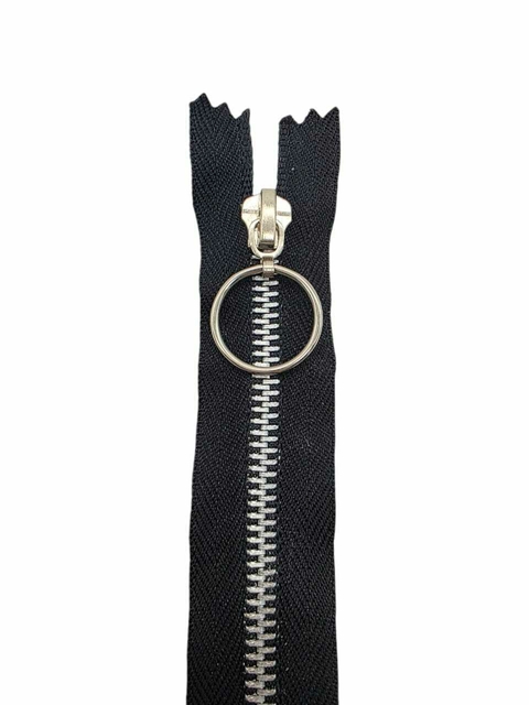 Cierre de aluminio con argolla X 10 UNIDADES