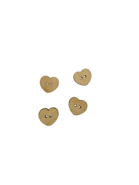 Botón madera X UNIDAD