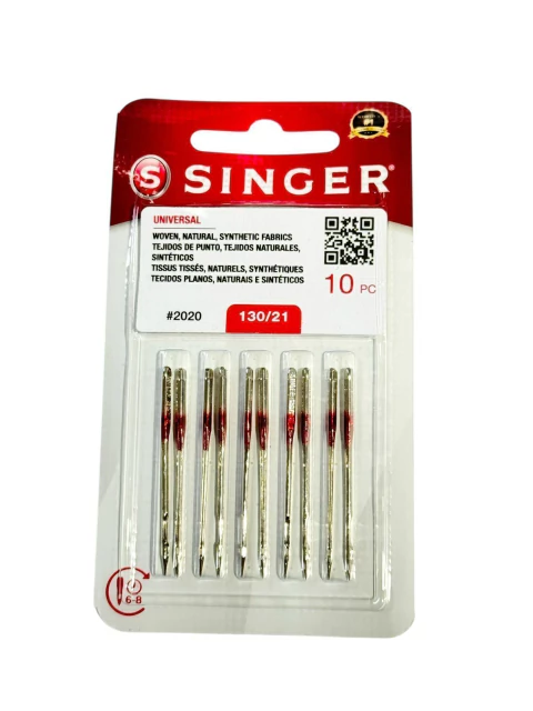 Aguja Singer punta común 130/21