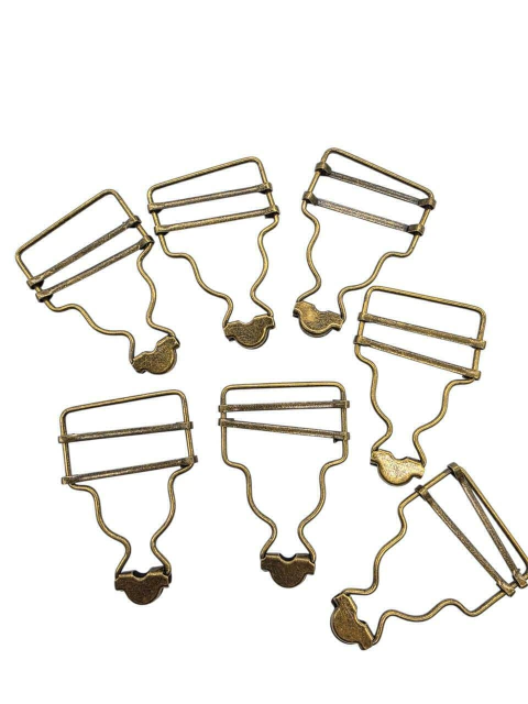 Hebillas jardineras pase 30 x 10 unidades bronce - comprar online