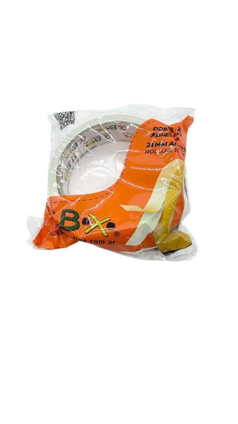 Cinta doble faz adhesiva cbx 24 mm x 10 m - comprar online