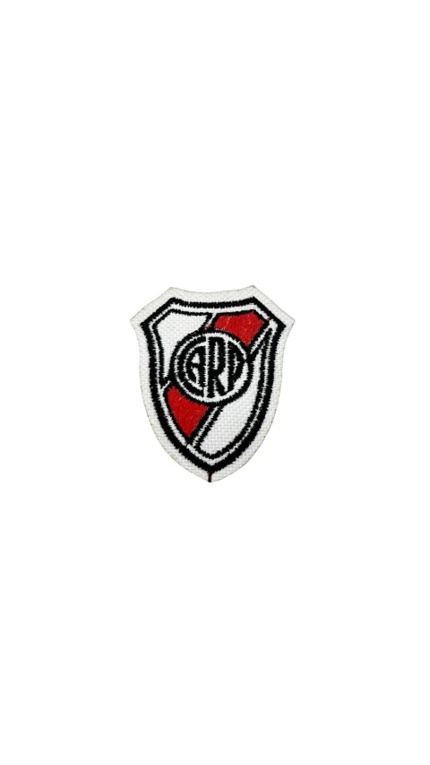 Apliques de escudos de futbol River bordado x unidad - comprar online