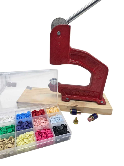 Máquina + Kit snap 10-10 + Matriz Snap 10-10