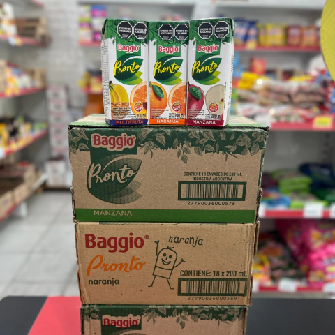 BAGGIO JUGOS 200ml unidad - comprar online
