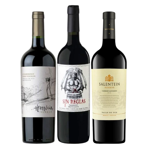 Combo Vinos Cabernet Sauvignon Herencia + Sin Reglas + Salentein