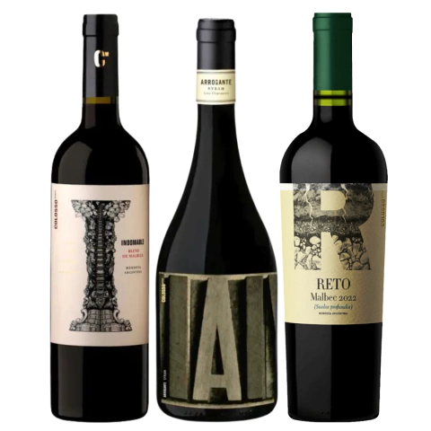 Combo Vinos Colosso Indomable + Arrogante + Reto