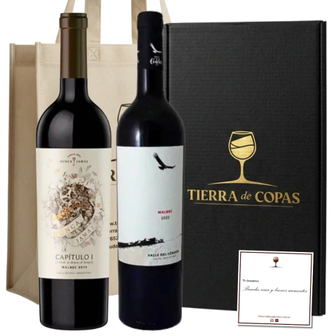 COFRE Boutique Capitulo 1 malbec + Valle del Condor malbec