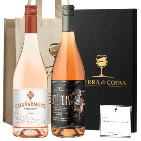 COFRE Boutique Etcétera malbec rose + Chañarmuyo rosado