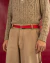 CINTO DUPLA FACE - VERMELHO/ROSA - comprar online