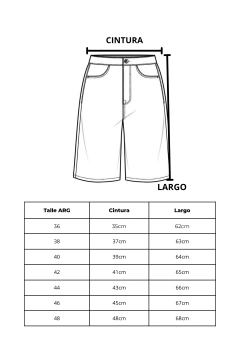 Imagen de Bermuda baggy camuflada “unri“