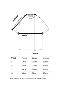 Imagen de Remera over tela pesada “brand”