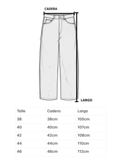 Jean baggy “sion” negro - comprar online