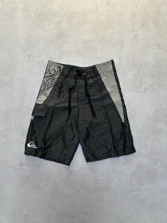 Short de baño surf quiksilver "calavera" gris oscuro