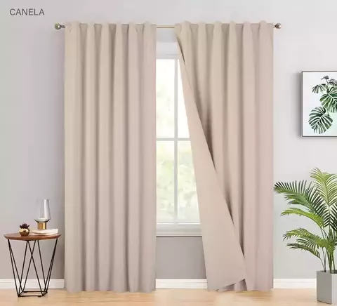PACK POR 6 JUEGOS DE CORTINAS BLACKOUT 140X220CM - comprar online