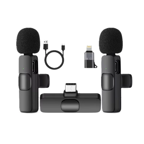 2 Micrófono Corbateros Bluetooth K8 Compatibles iPhone iPad - comprar online