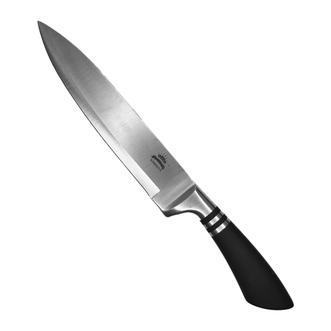 Cuchillo Clásico Cocinero Profesional De Acero Inoxidable Mango Goma - comprar online