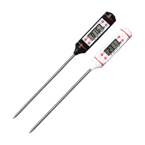 Termometro Digital Lcd Pincha Carne 50° A 300° 4 Botones Colores - comprar online