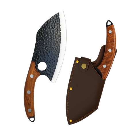 Cuchillo Artesanal Con Funda De Cuero Calidad Premium Four - comprar online