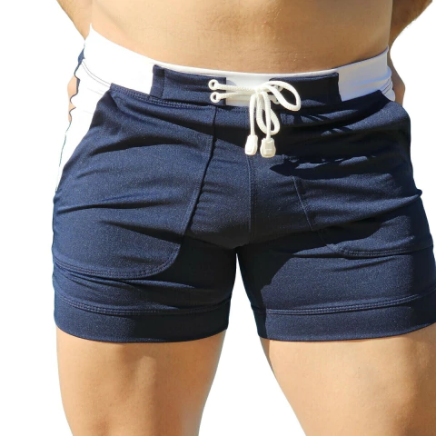 Bermuda Sunga shorts Polo Azul - comprar online