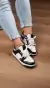 Passos Felizes Dunk Branco e Preto - comprar online