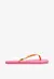 CHINELO BRIZZA AREZZO COR LARANJA METAL - comprar online