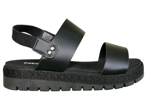 SANDALIA NENA FLATFORM/ANABELA PRETA - comprar online