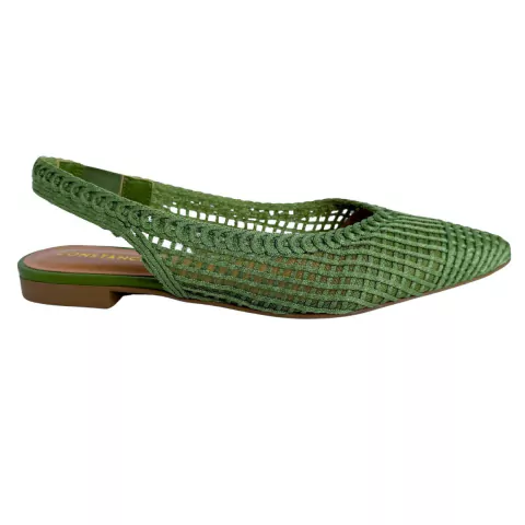 SAPATILHA SLINGBACK VERDE CONSTANCE - comprar online