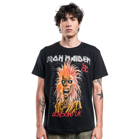 Camiseta Iron Maiden London Uk Oficial