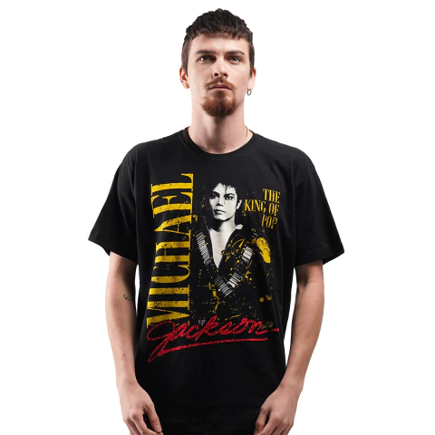 Camiseta Michael Jackson King Of Pop Rock Activity