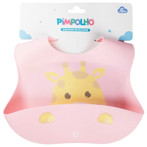 BABADOR DE SILICONE PIMPOLHO ROSA - comprar online