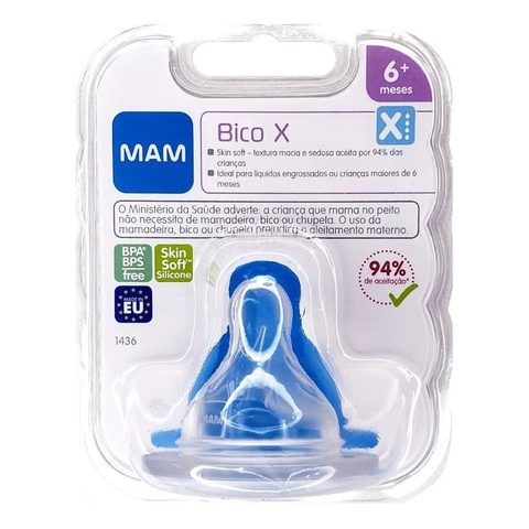 BICO DE MAMADEIRA MAM 6+ MESES FLUXO SUPER RÁPIDO