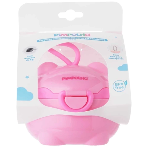 DOSADOR LEITE EM PÓ PIMPOLHO ROSA