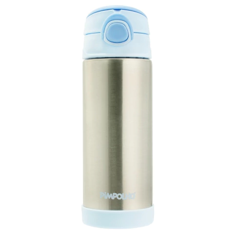 GARRAFA TÉRMICA INOX PIMPOLHO AZUL 400ML - comprar online