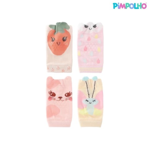 Joelheira lúdica pimpolho feminina