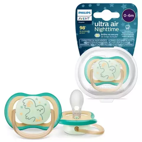 CHUPETA AVENT 0-6 NIGTTIME