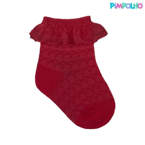 MEIA FESTA FASHION VERMELHA