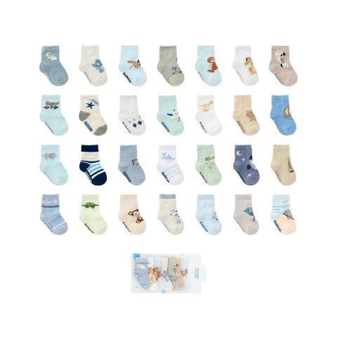 KIT MEIAS SEMANINHAS MASCULINO 7 PARES 16-20