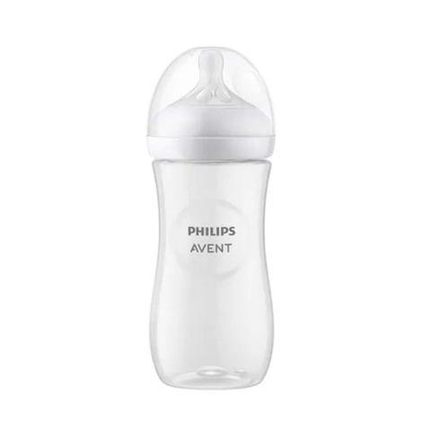 MAMADEIRA AVENT 330ML PÉTALA 3.0 TRANSPARENTE