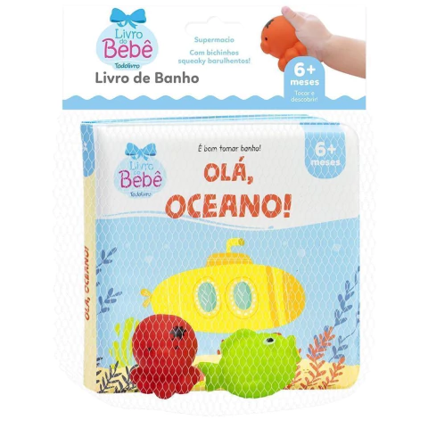 LIVRO DE BANHO OLÁ OCEANO - comprar online