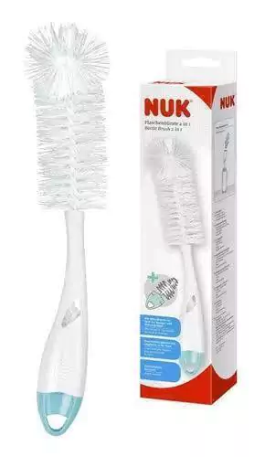 ESCOVA PARA MAMADEIRA E BICO 2 EM 1 NUK