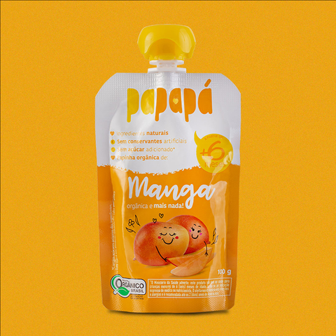 PAPINHA ORGÂNICA DE MANGA 100g