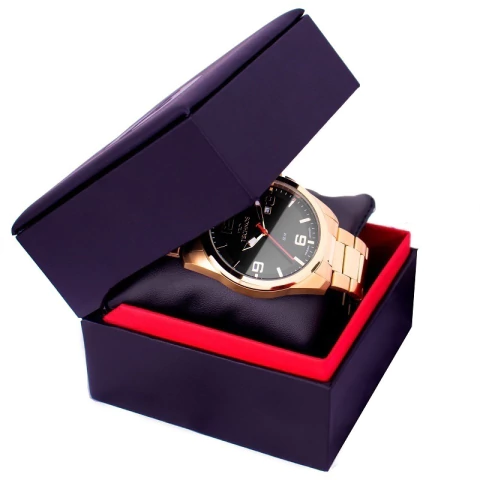 Relógio Masculino Technos Analógico Dourado Estilo Homem Esposo Marido Namorado Pai Barato 2115NAT1P