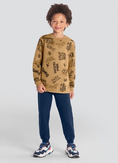 Conjunto Moletom Flanelado Menino - comprar online